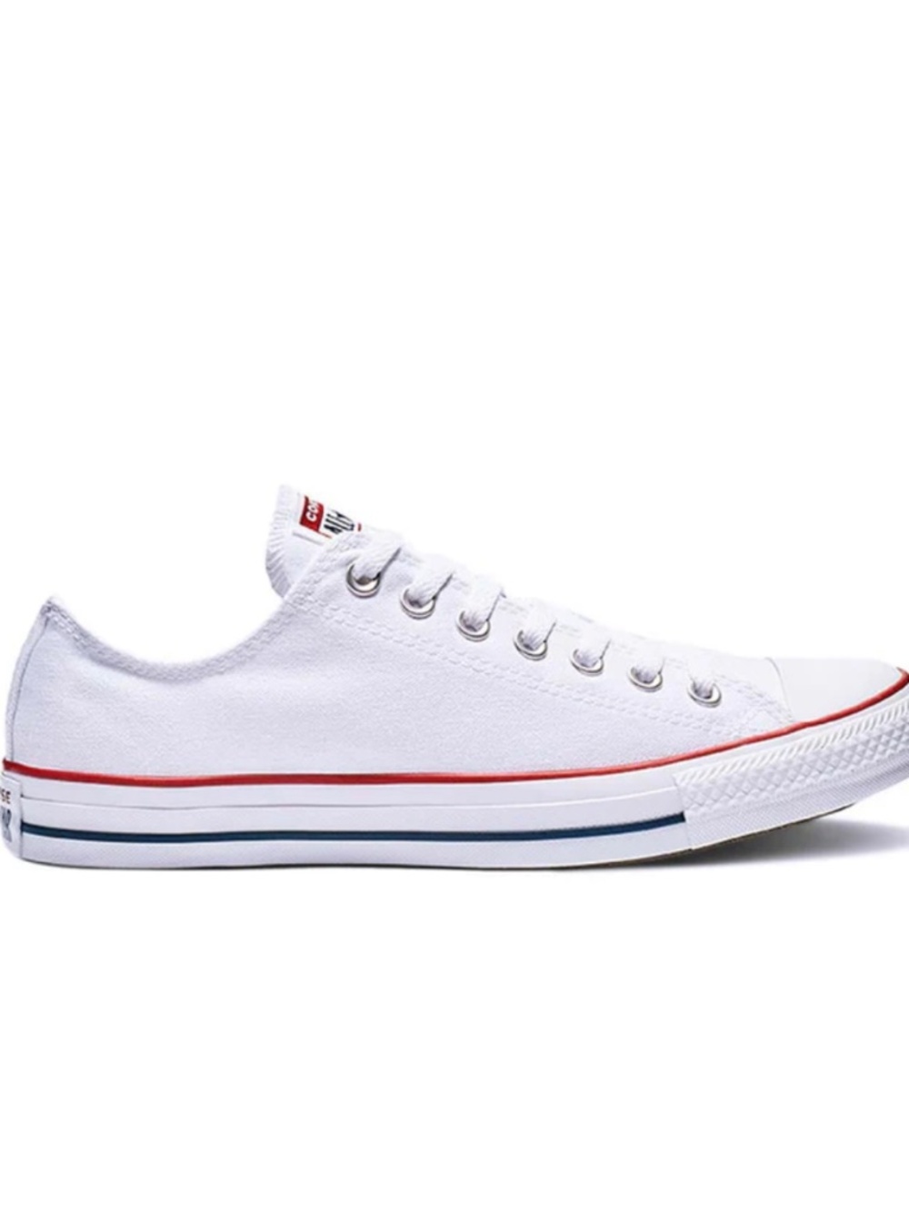 Converse - Unisex Chuck Taylor All Star Ox Low Top Shoes Optic White M8.5 W10.5